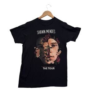 Shawn Mendes 2019 The Tour Concert Life of the Party T Shirt Tee Black Men's M